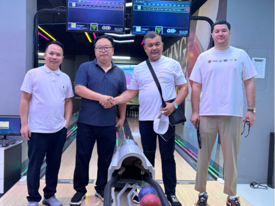 Kazakhstan Clients Visit Red Sun New Mini Bowling Series Well Received