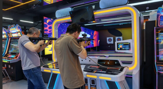 Infrared Laser Shooting Arcade Machine