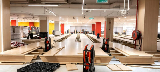 Bowling Equipment Installation Site in Malaysia