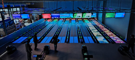Full Modern Bowling Lane System Installation